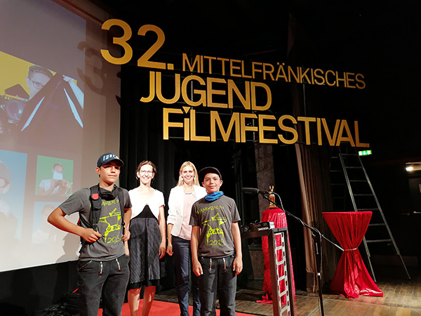 Preisverleihung beim Jugendfilmfestival